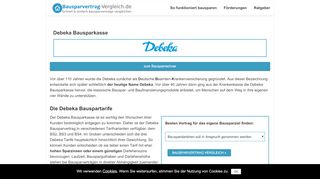 
                            5. Debeka Bausparen: Die Bausparkasse Debeka …