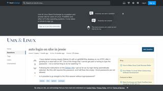 
                            5. debian - auto login on xfce in jessie - Unix & Linux Stack ...