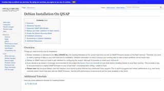 
                            3. Debian Installation On QNAP - QNAPedia