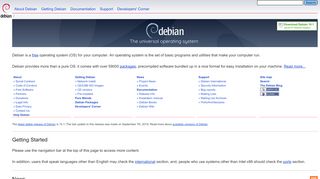 
                            8. Debian -- The Universal Operating System