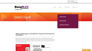 
                            10. Debit Card - BeneFLEX HR Resources Inc.BeneFLEX HR Resources ...