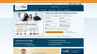 
                            1. Debt Consolidation Help | CareOne Debt Relief Services®