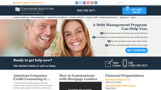 
                            1. Debt Relief & Debt Consolidation - Consumercredit.com