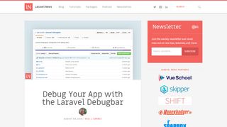 
                            7. Debug Your App with the Laravel Debugbar - Laravel News