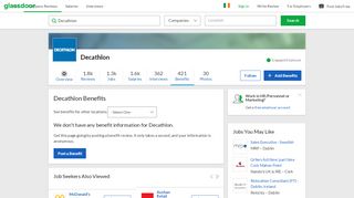 
                            7. Decathlon Employee Benefits and Perks | Glassdoor.ie