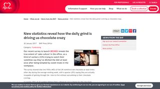 
                            5. Dechox - Giving up chocolate at work - News from the BHF