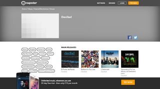 
                            9. Decibel – Songs & Albums : Napster