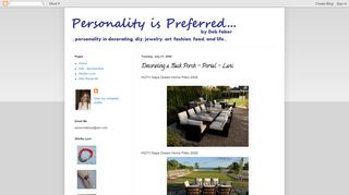 
                            8. Decorating a Back Porch - Portal - Lani - Personality Is Preferred