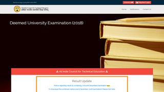 
                            9. Deemed University Examination (2018)