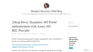 
                            7. {Deep Dive} Dynamics 365 Portal authentication with Azure AD B2C ...