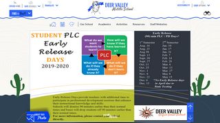 
                            3. Deer Valley Middle School / Homepage