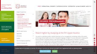 
                            7. Degree Programmes in English - FH OOE