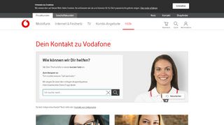 
                            2. Dein Kontakt zu Vodafone - Vodafone.de | …