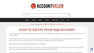 
                            11. Delete your Kijiji account | accountkiller.com