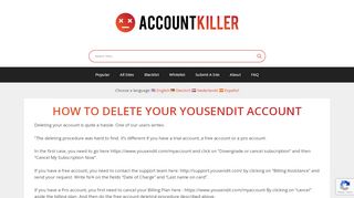 
                            9. Delete your Yousendit account | accountkiller.com