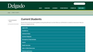 
                            5. Delgado CC - Current Students - Delgado …