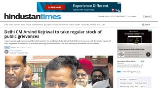 
                            4. Delhi CM Arvind Kejriwal to take regular stock of public ...