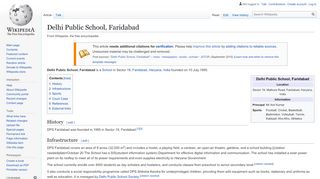 
                            4. Delhi Public School, Faridabad - Wikipedia