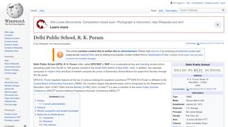 
                            9. Delhi Public School, R. K. Puram - Wikipedia