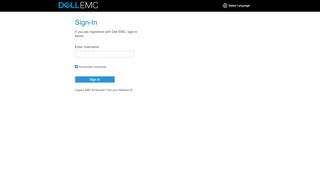 
                            5. Dell EMC Login