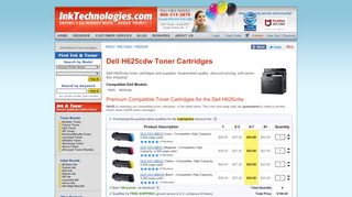 
                            6. Dell H625cdw Toner Cartridges - Ink Technologies