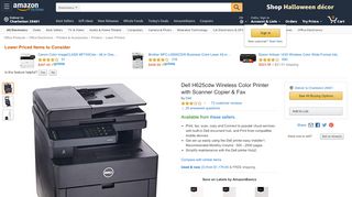 
                            4. Dell H625cdw Wireless Color Printer with ... - Amazon.com