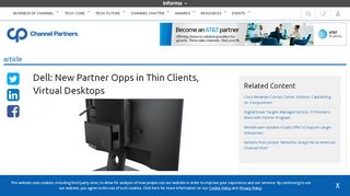 
                            9. Dell: New Partner Opps in Thin Clients, Virtual Desktops