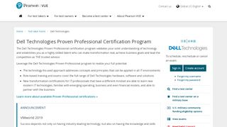 
                            7. Dell Technologies :: Pearson VUE