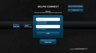 
                            10. Delphi Connect - Login