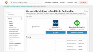 
                            1. Deltek Ajera vs Desktop Pro | G2