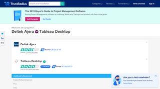 
                            5. Deltek Ajera vs Tableau Desktop | TrustRadius