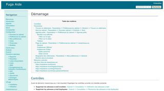 
                            6. Démarrage - Fuga Aide - fugahelpfr.sonetas.eu