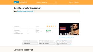 
                            7. Demillus-marketing.com.br: Site DeMillus