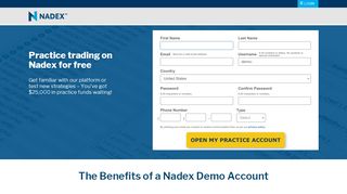 
                            5. Demo Trading Platform | Nadex