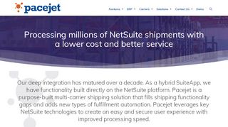 
                            4. Demos of Pacejet for NetSuite ERP shipping integration