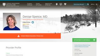 
                            3. Denise Spence, MD | Cooley Dickinson Medical Group