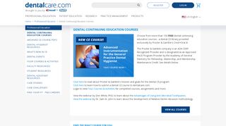 
                            5. Dental Continuing Education Courses | dentalcare.com