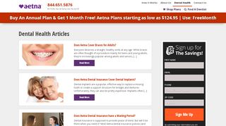 
                            7. Dental Health - Aetna Dental Insurance Alternative