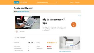 
                            7. Dental.availity.com: Log In to Availity® - Easy Counter