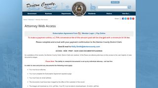 
                            9. Denton County Online Attorney Web Access - Denton County, Texas