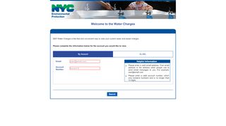 
                            7. DEP — View Water Charges - New York City