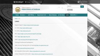 
                            1. Department of Defense | Links