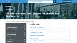 
                            1. Department of Economic Community Development - CT.gov