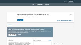 
                            6. Department of Education And Knowledge - ADEK | LinkedIn