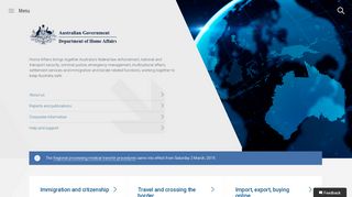 
                            3. Department of Immigration and Border Protection