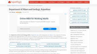 
                            4. Department of Mines and Geology Rajasthan (DMG) - Contact ...