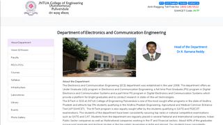 
                            2. Departments | Department of ECE - JNTUACEP