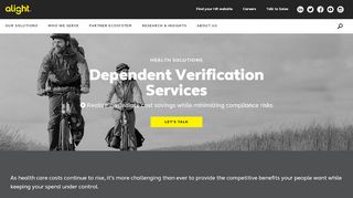 
                            6. Dependent Verification Services | Alight