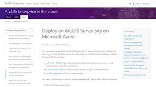 
                            3. Deploy an ArcGIS Server site on Microsoft Azure—ArcGIS Enterprise ...