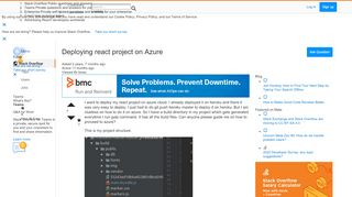 
                            6. Deploying react project on Azure - Stack Overflow
